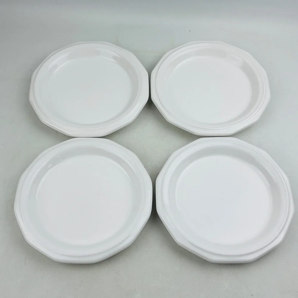 Pfaltzgraff Heritage White 4 Salad Plate Set Stoneware 7